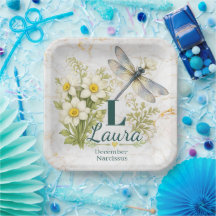 Narcisse et Libellule, Fleur de Naissance de Décem