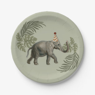 Assiettes En Carton Né Deux Être Sauvage Plaques Papier Anniversaire