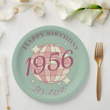 Né en 1956 Décoration de plaque en papier pour fêt