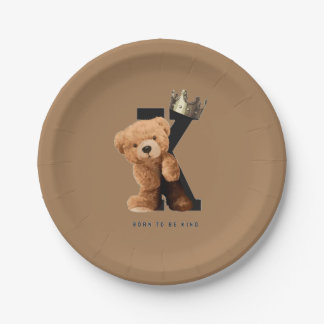 Assiettes En Carton Né pour être roi !