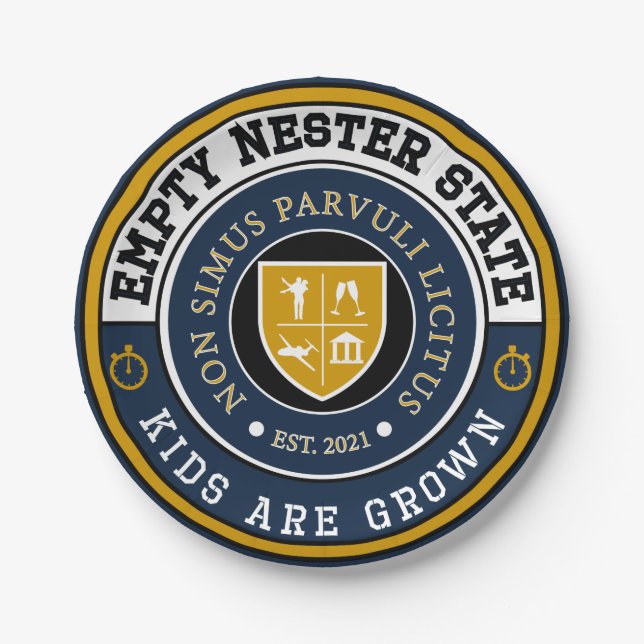 Assiettes En Carton Nester Vide - Les Enfants Sont Cultivés Plaques En (Devant)