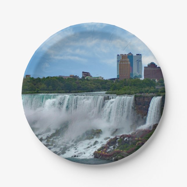 Assiettes En Carton Niagara Falls sur le côté canadien (Devant)
