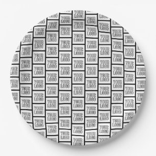 Assiettes En Carton N'importe quel Motif de répétition de logo ou d'im