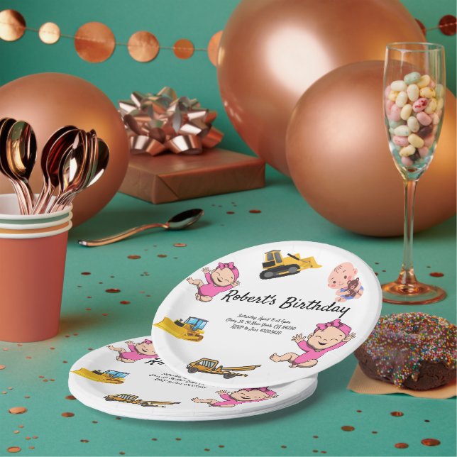 Assiettes En Carton Noces de feuillage de eucalyptus anniversaire (Multi)