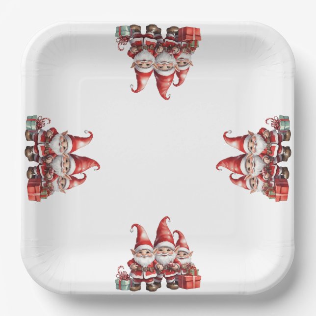 Assiettes En Carton Noël (Recto)