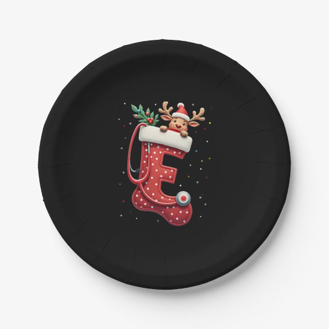 Assiettes En Carton Noël (4) (Devant)