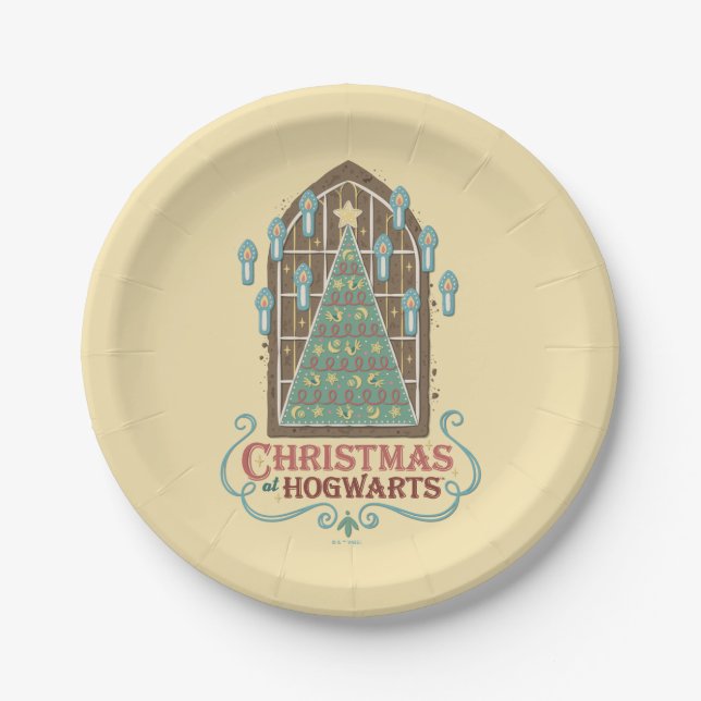 Assiettes En Carton Noël chez HOGWARTS™ - Graphique de cookies (Devant)