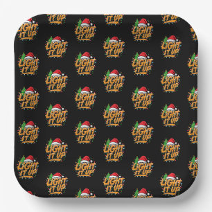 Assiettes En Carton Noël coloré et tendance