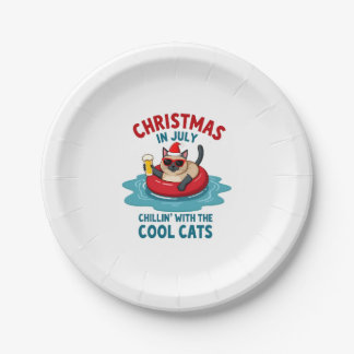 Assiettes En Carton Noël en juillet Papa Maman se détendent avec Sia