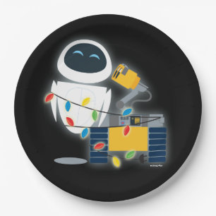 Assiettes En Carton Noël WALL-E & EVE