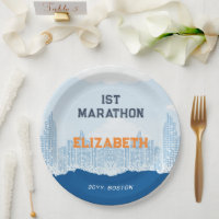 Nom personnalisé Post Marathon Fête