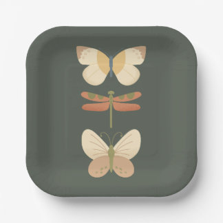 Assiettes En Carton Notre Petit Amour Bug Cutie Bug Plaque Papier