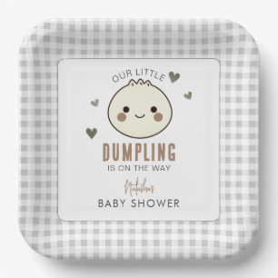 Assiettes En Carton Notre petit Baby shower neutre pour les femmes
