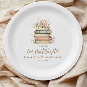 Assiettes En Carton Notre prochain chapitre Storybook Baby shower Part