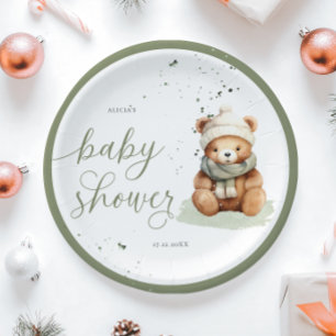 Assiettes En Carton Nous pouvons attendre des plaques de papier Baby s