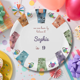 Assiettes En Carton nous pouvons le croire anniversaire de enfant