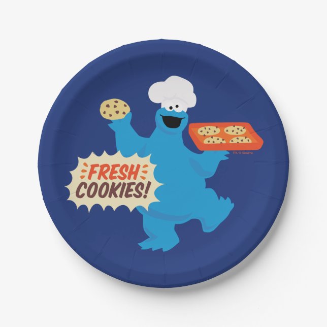 Assiettes En Carton Nous sommes des gourmands | Cookies frais ! (Devant)