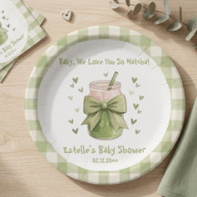 Nous vous aimons tellement Matcha Baby Shower Thé 