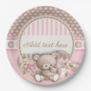 Assiettes En Carton Nouveau bébé de nounours