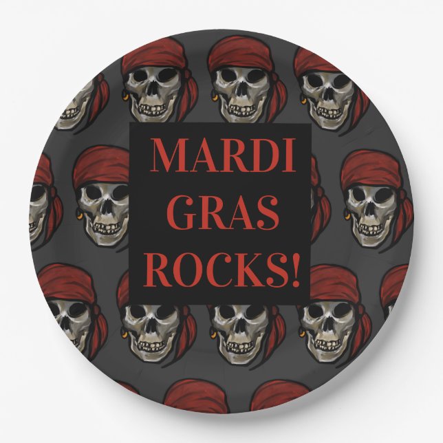 ASSIETTES EN CARTON NOUVELLE-ORLÉANS (Devant)