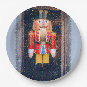 ASSIETTES EN CARTON "NUTCRACKER" PLAQUES DE PAPIER DE FÊTE