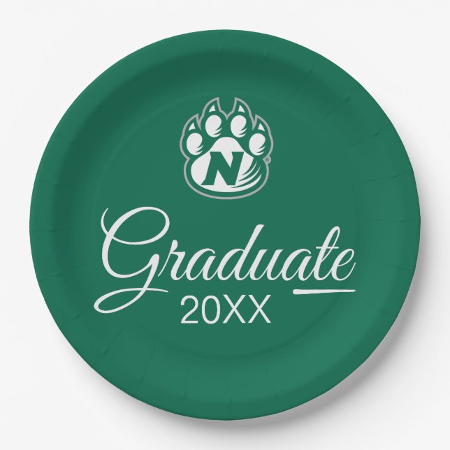 Assiettes En Carton NW Missouri State Graduate (Devant)