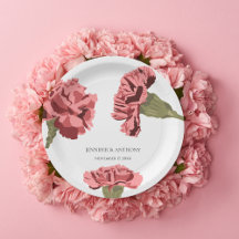 Oeillets roses Luxe Moderne Floral Mariage