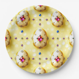 Assiettes En Carton OEUFS DE PÂQUES 3D ~ Bejewel ~