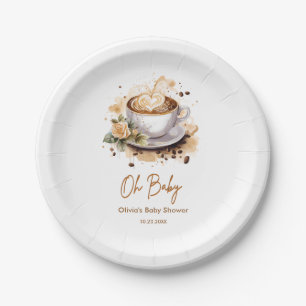 Assiettes En Carton Oh Baby A Baby est en train de brasser Baby shower