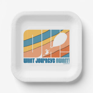 Assiettes En Carton Oh, Les Endroits Où Tu Vas Aller ! "Quels voyages 