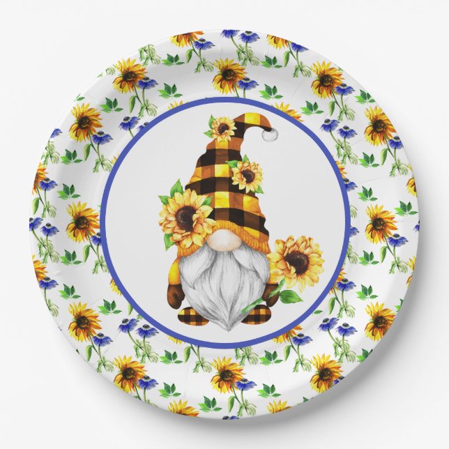 Assiettes En Carton Oh Sunny Day (Devant)