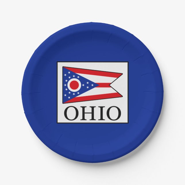 Assiettes En Carton Ohio (Devant)