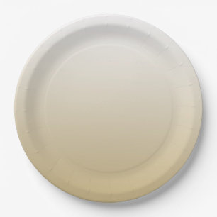 Assiettes En Carton Ombre Or