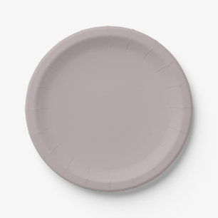 Assiettes En Carton Ombres noires (couleur solide)