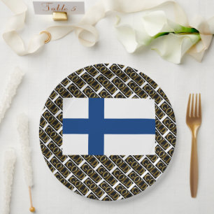 ASSIETTES EN CARTON OR FINLANDAIS