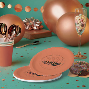 Assiettes En Carton Orange Halloween Ghosts