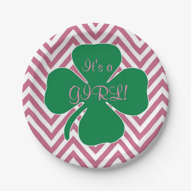 Assiettes En Carton Orienté irlandais "son plaques à papier de baby (Devant)