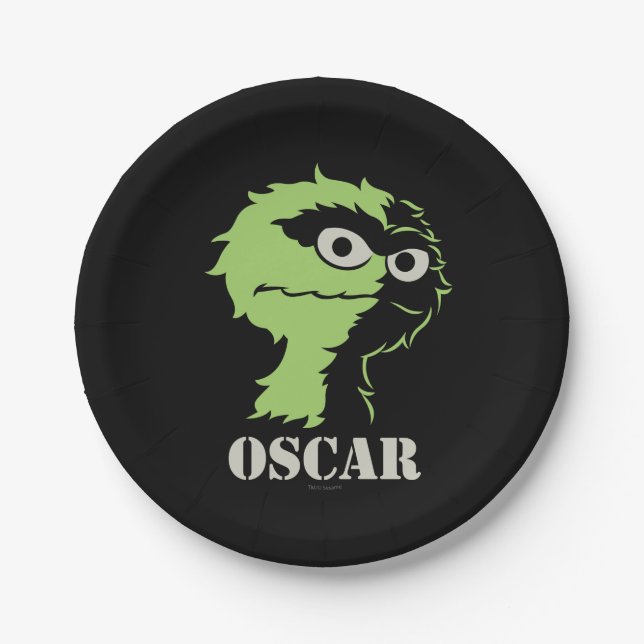 Assiettes En Carton Oscar du Groupement moitié (Devant)