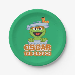 Assiettes En Carton Oscar the Grouch Classic Style