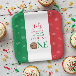 Assiettes En Carton Our Little Meatball is Turning One Birthday Party 