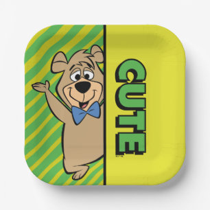 Assiettes En Carton Ours Boo-Boo mignon