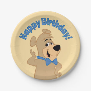 Assiettes En Carton Ours Boo-Boo Précocieux