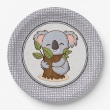 Ours kaola qui embrasse les arbres