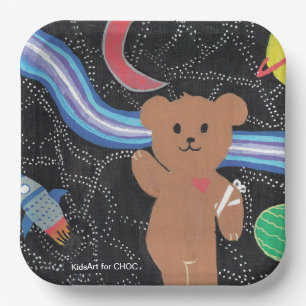 Assiettes En Carton Out Of This World - Kids Art pour CHOC