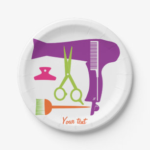 Assiettes En Carton Outils de coiffures
