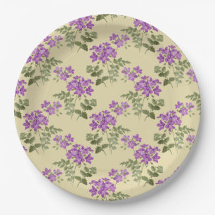 Assiettes En Carton Pale Antique Yellow