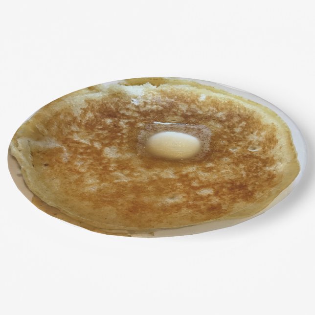 Assiettes En Carton Pancakes (Angle)