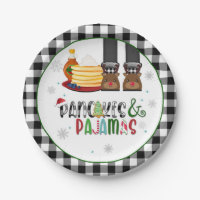 Pancakes & Pajamas Christmas Party Plaque - WB