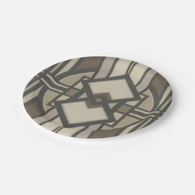 Assiettes En Carton Panneau Déco neutre I (Angle)