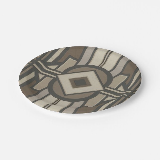 Assiettes En Carton Panneau Déco neutre II (Angle)